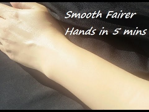 How to Get Smooth Fairer Hands in 5 Minutes